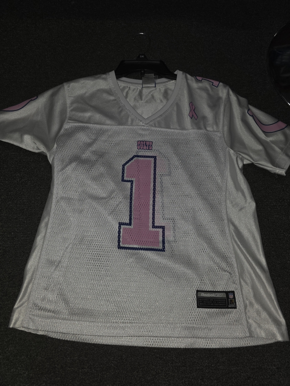 Ladies Reebok Indianapolis Colts Breast Cancer Awareness Jersey